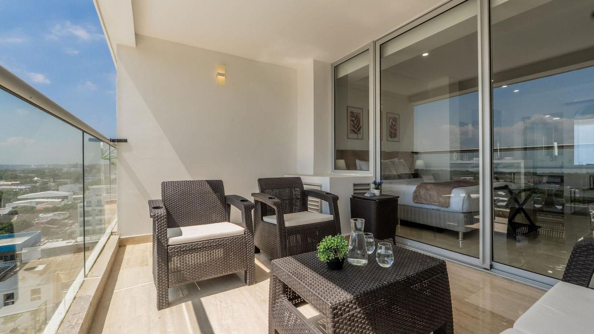 Apartamento Cb937 | Stylish Loft Piso 9 Con Balcón Y Vista Ciudad *