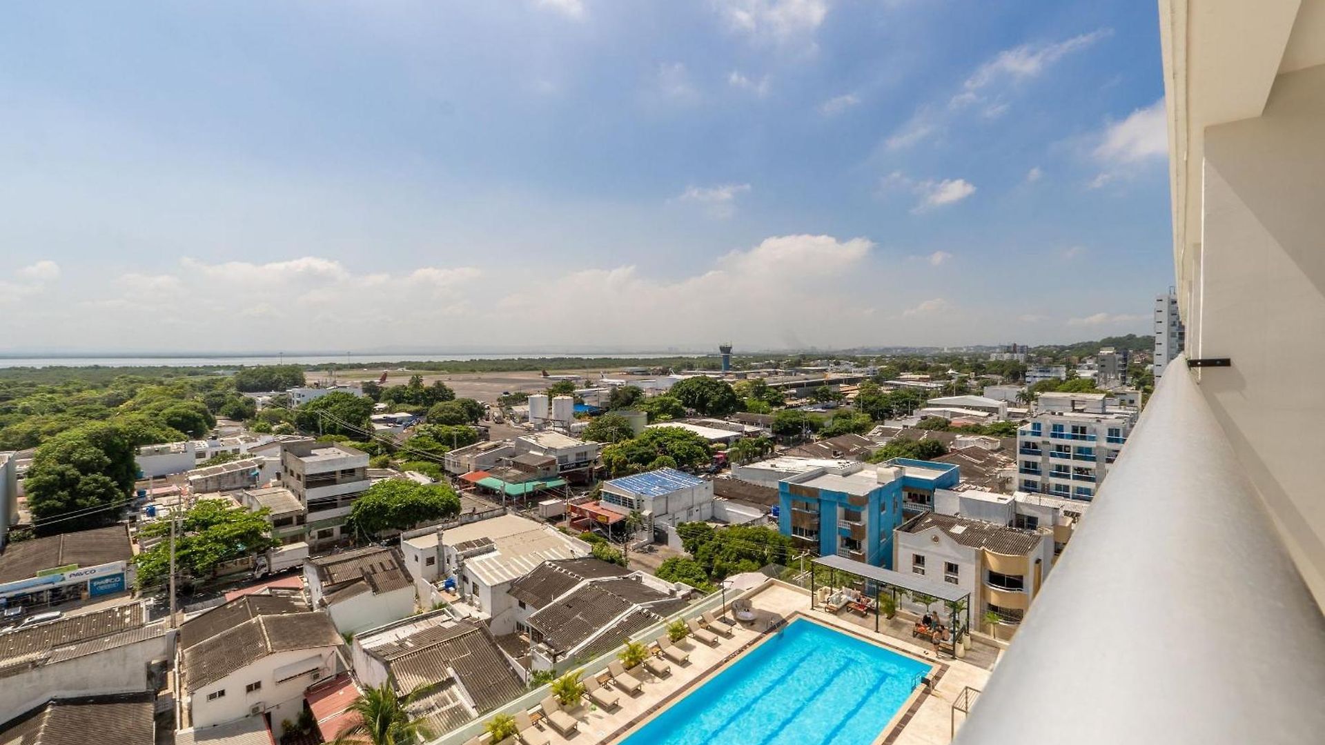 Apartamento Cb937 | Stylish Loft Piso 9 Con Balcón Y Vista Ciudad Cartagena