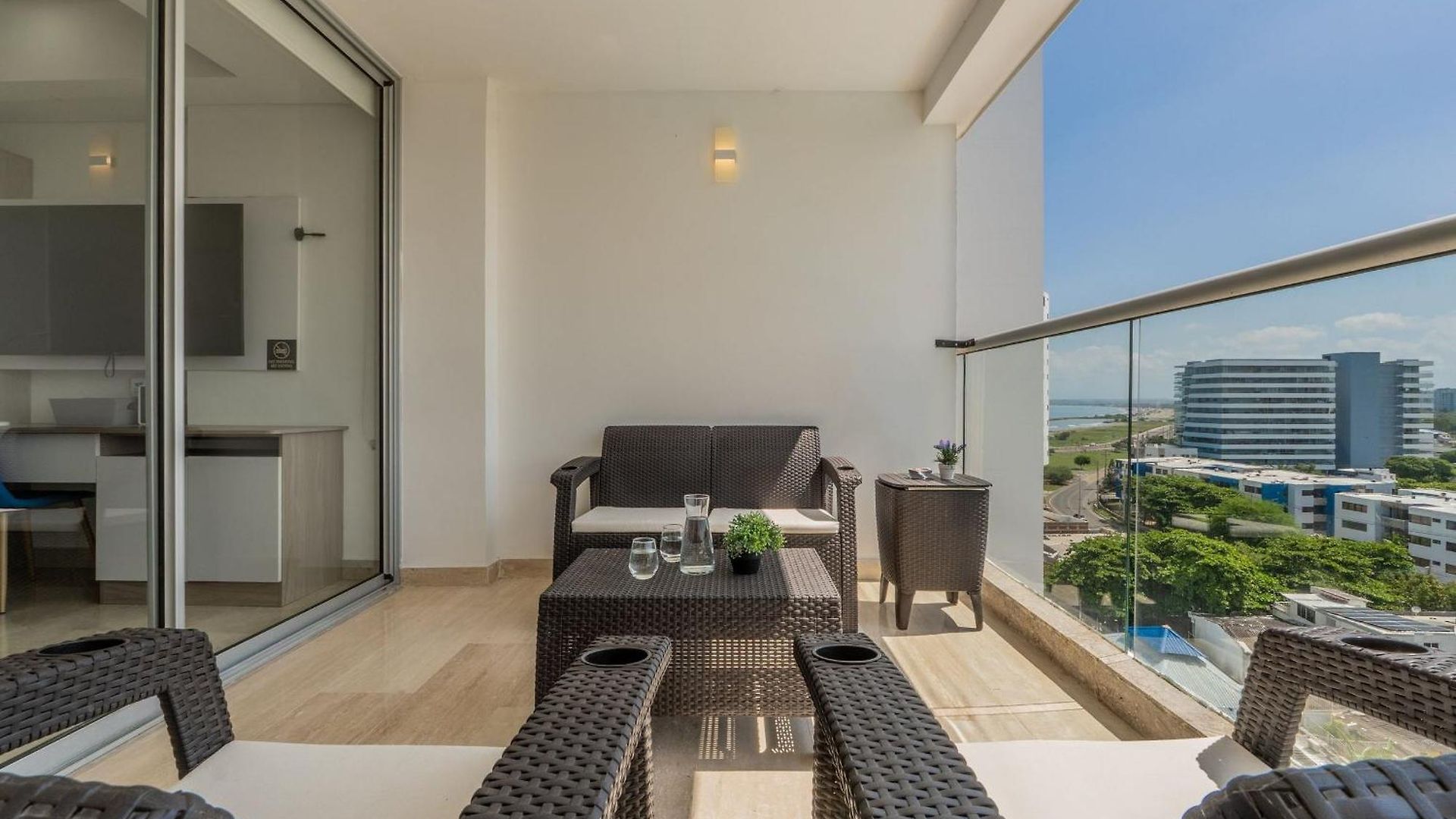 Apartamento Cb937 | Stylish Loft Piso 9 Con Balcón Y Vista Ciudad *