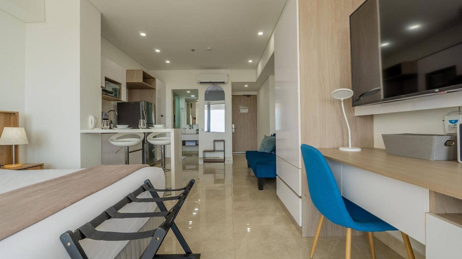 Cb937 | Stylish Loft Piso 9 Con Balcón Y Vista Ciudad Apartamento *