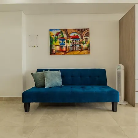 Cb937 | Stylish Loft Piso 9 Con Balcón Y Vista Ciudad Cartagena