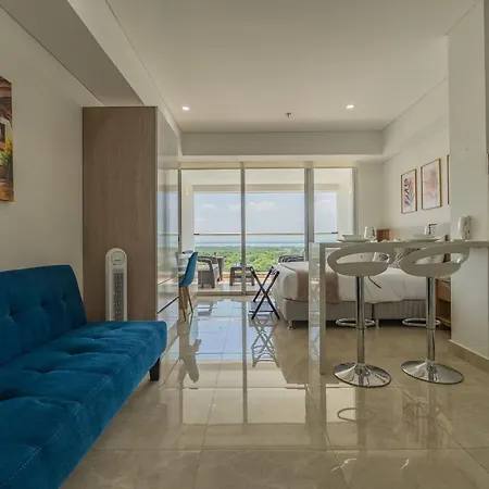 Cb937 | Stylish Loft Piso 9 Con Balcón Y Vista Ciudad *