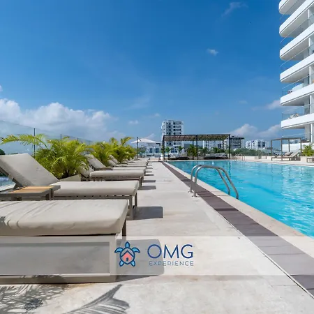 Apartamento Cb937 | Stylish Loft Piso 9 Con Balcón Y Vista Ciudad