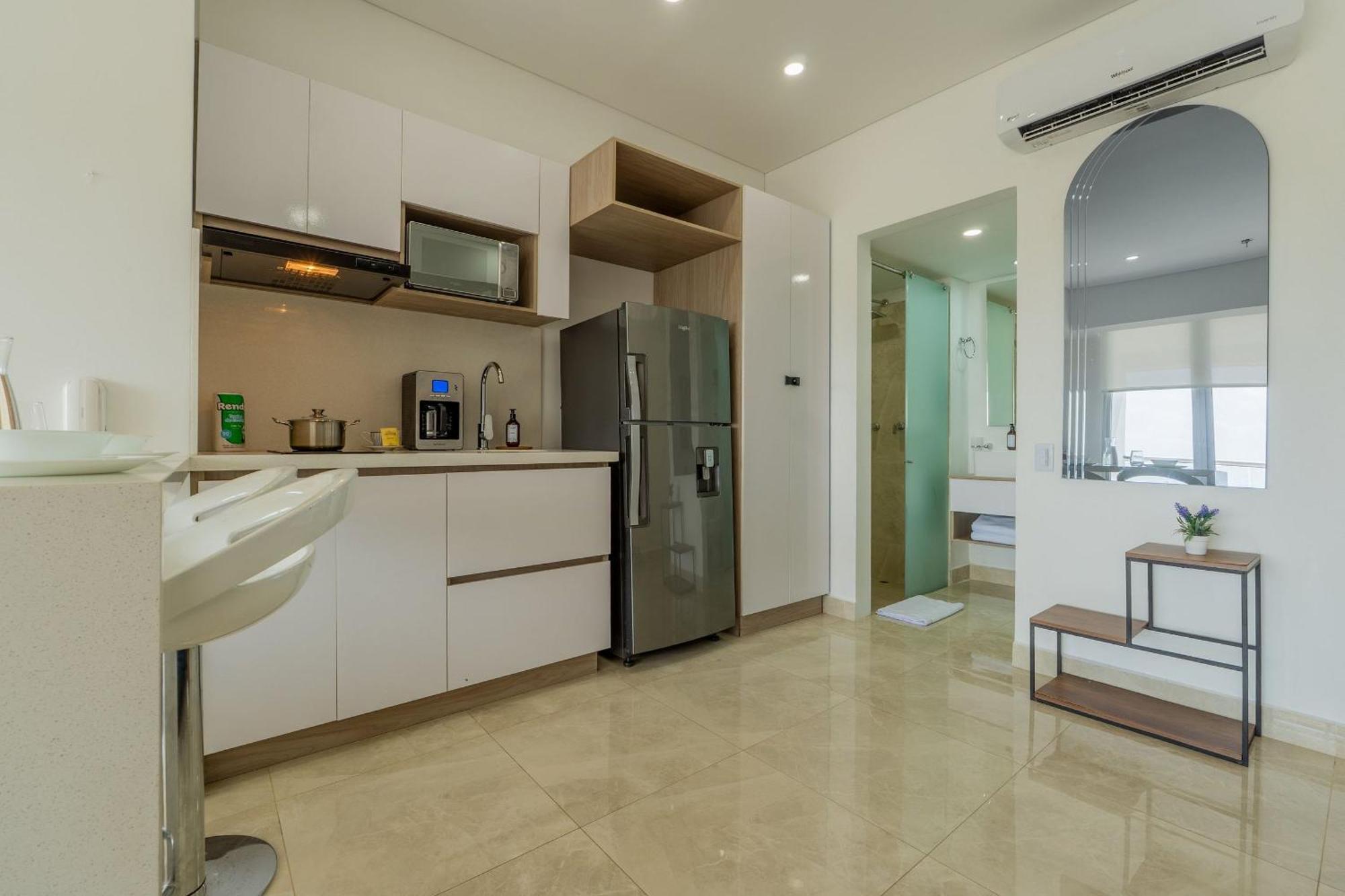 Cb937 | Stylish Loft Piso 9 Con Balcón Y Vista Ciudad * Cartagena