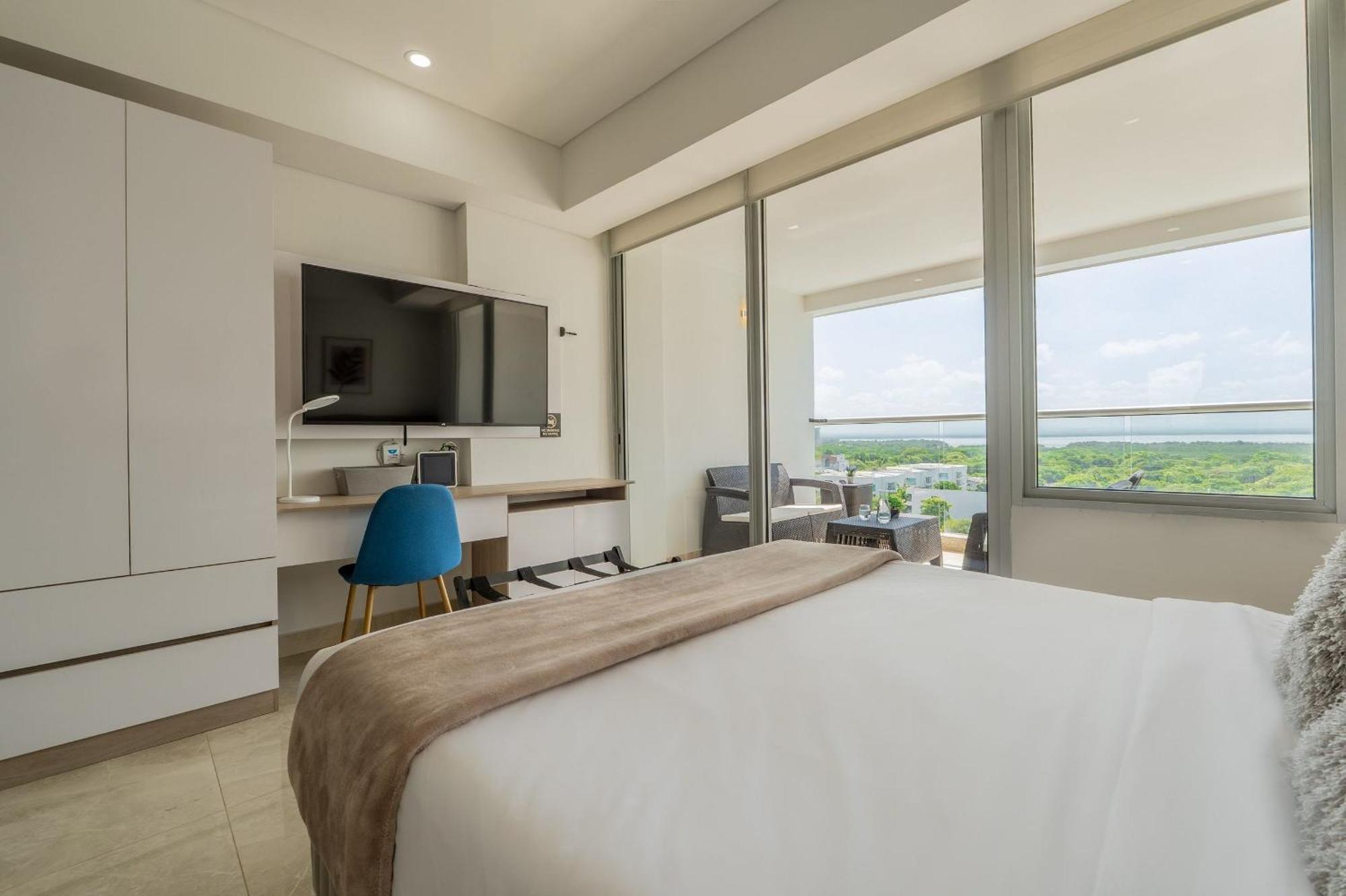 Cb937 | Stylish Loft Piso 9 Con Balcón Y Vista Ciudad Apartamento