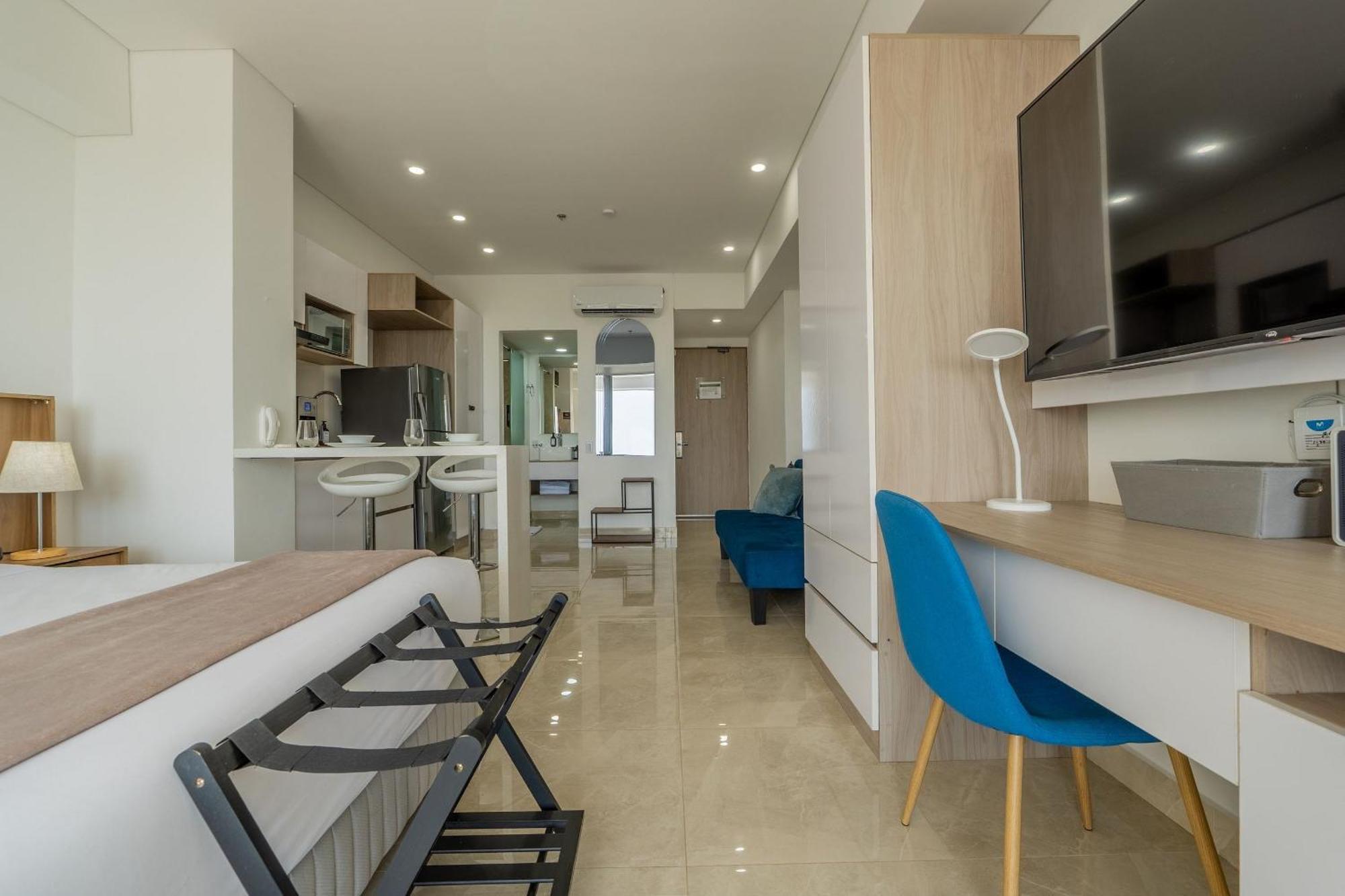 Cb937 | Stylish Loft Piso 9 Con Balcón Y Vista Ciudad Apartamento *