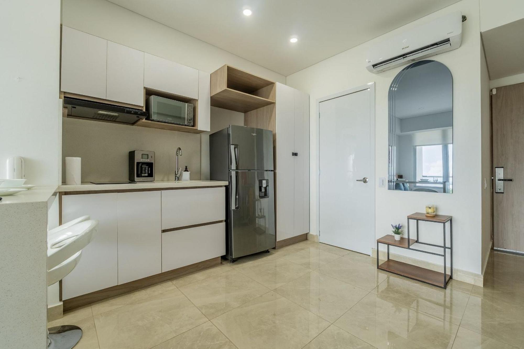 Cb937 | Stylish Loft Piso 9 Con Balcón Y Vista Ciudad Apartamento *